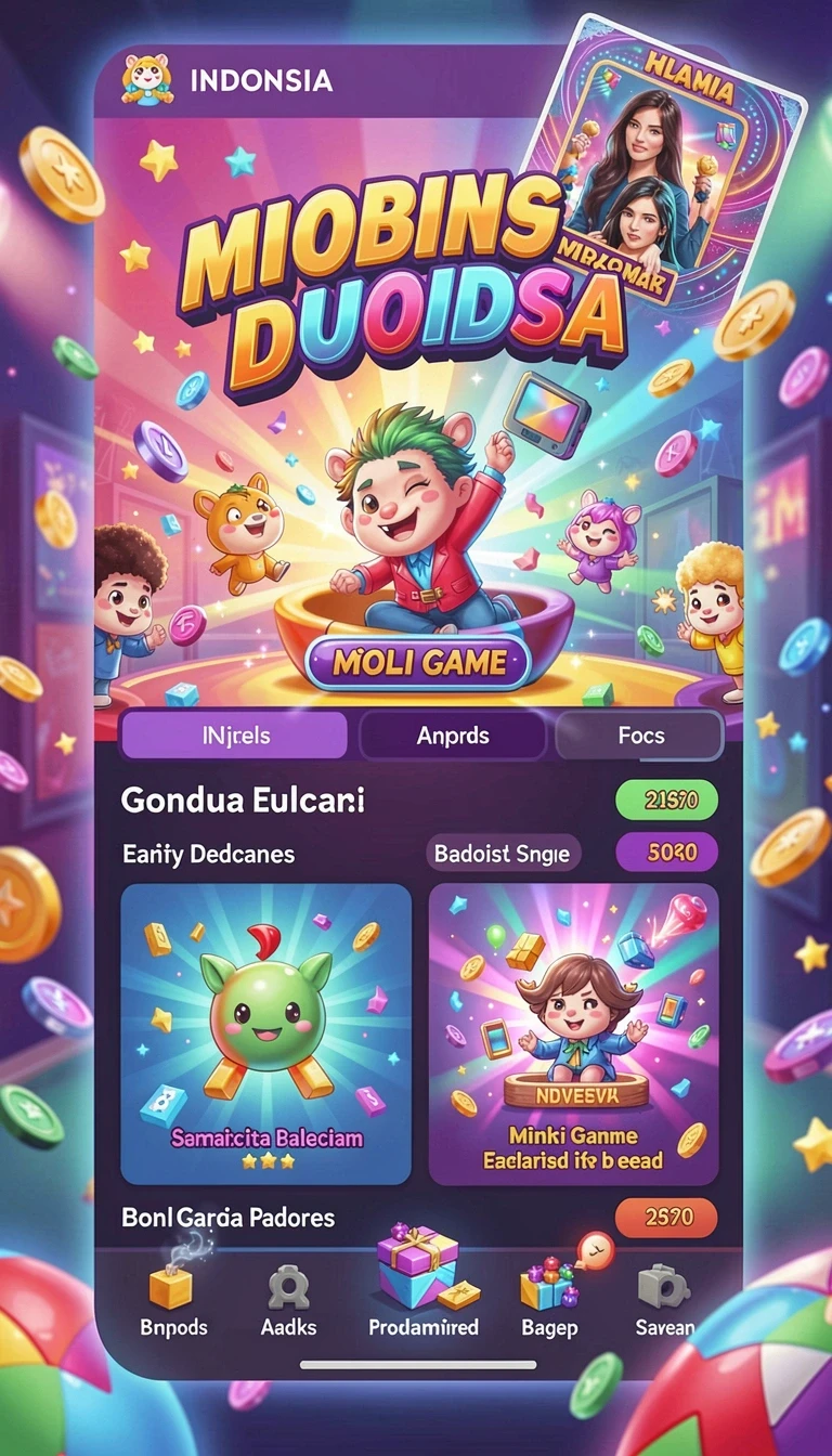 Tampilan antarmuka texastoto di Android